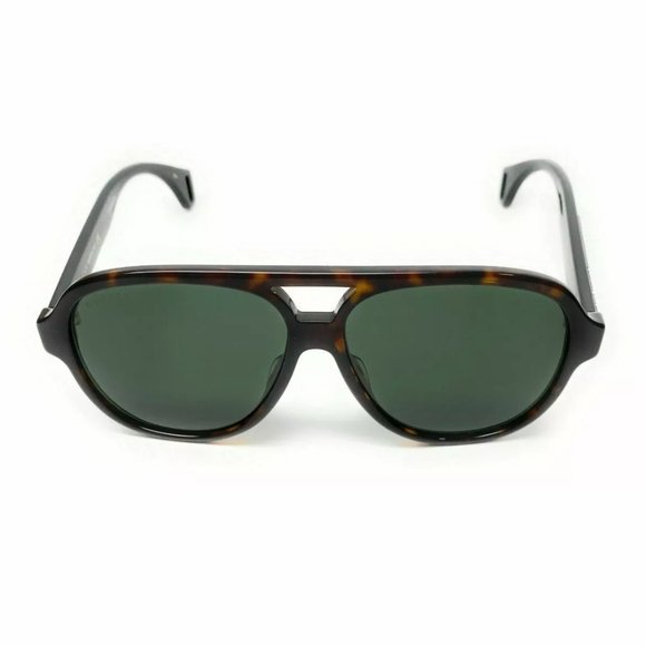 Gucci Men's Brown and Green Sunglasses! - Picture 2 of 4